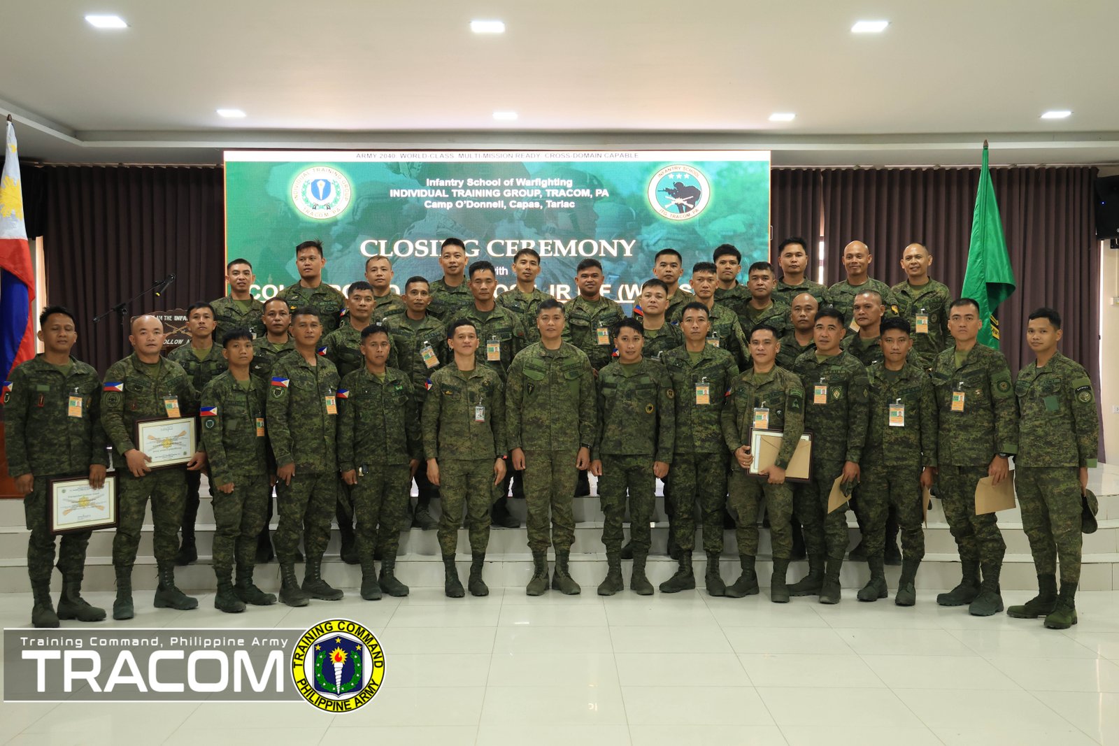 𝗧𝗥𝗔𝗖𝗢𝗠 𝗖𝗹𝗼𝘀𝗲𝘀 𝟭𝘀𝘁 𝗧𝗿𝗮𝗶𝗻𝗶𝗻𝗴 𝗣𝗲𝗿𝗶𝗼𝗱 𝟮𝟬𝟮𝟲, 𝗦𝗲𝗻𝗱𝘀 ‘𝗧𝗿𝗮𝗶𝗻 𝘁𝗼 𝗪𝗶𝗻’ 𝗪𝗮𝗿𝗿𝗶𝗼𝗿𝘀 𝗕𝗮𝗰𝗸 𝘁𝗼 𝘁𝗵𝗲 𝗙𝗶𝗲𝗹𝗱