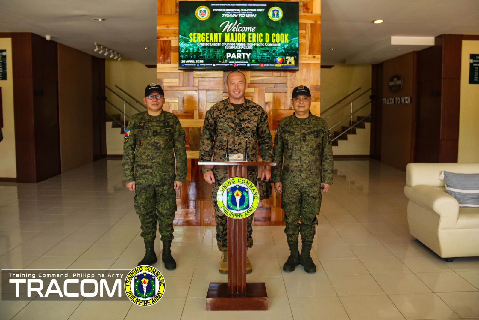 𝗨𝗦𝗜𝗡𝗗𝗢𝗣𝗔𝗖𝗢𝗠 𝗦𝗲𝗻𝗶𝗼𝗿 𝗘𝗻𝗹𝗶𝘀𝘁𝗲𝗱 𝗟𝗲𝗮𝗱𝗲𝗿 𝗩𝗶𝘀𝗶𝘁𝘀 𝗧𝗥𝗔𝗖𝗢𝗠 𝘁𝗼 𝗦𝘁𝗿𝗲𝗻𝗴𝘁𝗵𝗲𝗻 𝗡𝗖𝗢 𝗗𝗲𝘃𝗲𝗹𝗼𝗽𝗺𝗲𝗻𝘁 𝗮𝗻𝗱 𝗣𝗮𝗿𝘁𝗻𝗲𝗿𝘀𝗵𝗶𝗽